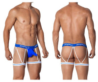 PPU 2114 Garter tangas color azul