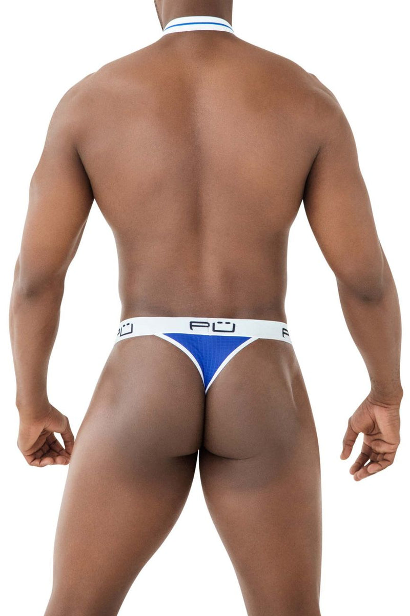 PPU 2302 Arnés tangas color azul