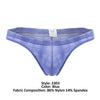 PPU 2303 Couleur de bikini microfibre bleu