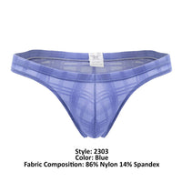 PPU 2303 Couleur de bikini microfibre bleu