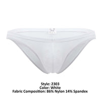 PPU 2303 Couleur de bikini microfibre blanc