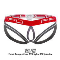 PPU 2304 Ball Lifter Jockstrap Color rojo