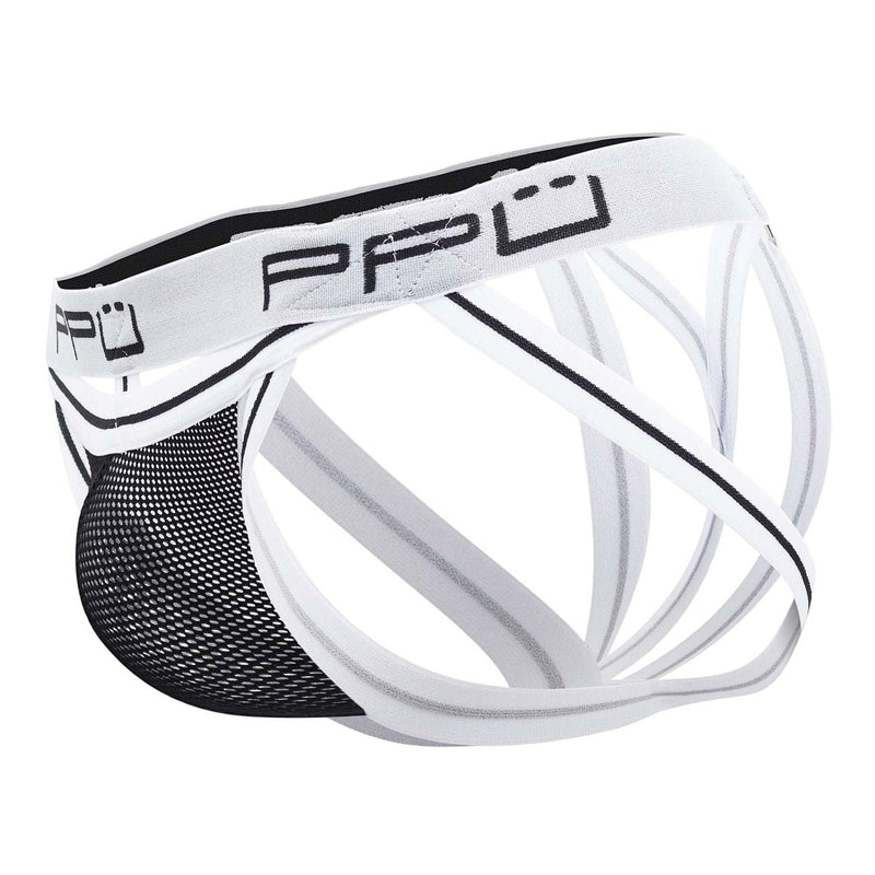 PPU 2305 Mesh Jockstrap Color blanc