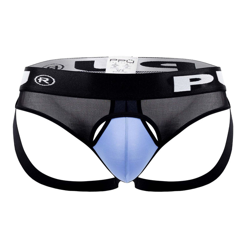 PPU 2307 Ball LIGTER Jockstrap Color azul