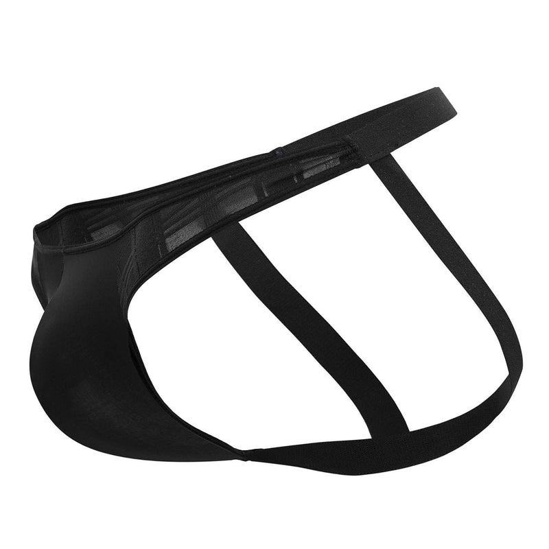 PPU 2309 Couleur de jockstrap en microfibre noir