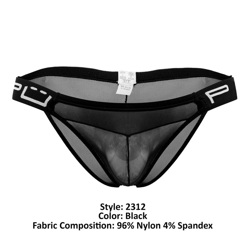 PPU 2312 Mesh Bikini Color negro