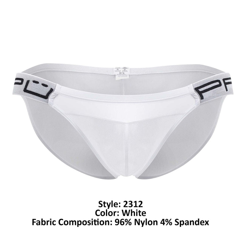 PPU 2312 Mesh Bikini Color blanc