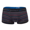 Papi 554569-968 Stripes de crayon Trunks brésiliens couleur noire-bleu