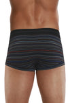 Papi 554569-968 Stripes de crayon Trunks brésiliens couleur noire-bleu