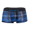 Papi 626182-968 Cool2 2pk Trunks brésiliens à imprimé solide couleur noire-bleu-bleu