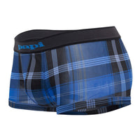 Papi 626182-968 Cool2 2PK Solid-Print Brazilian Trunks Color Black-Blue