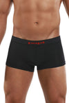 PAPI 626182-982 COOL2 2PK TRUNKS BRÉSILIENNES à imprimé solide couleur noir-rouge