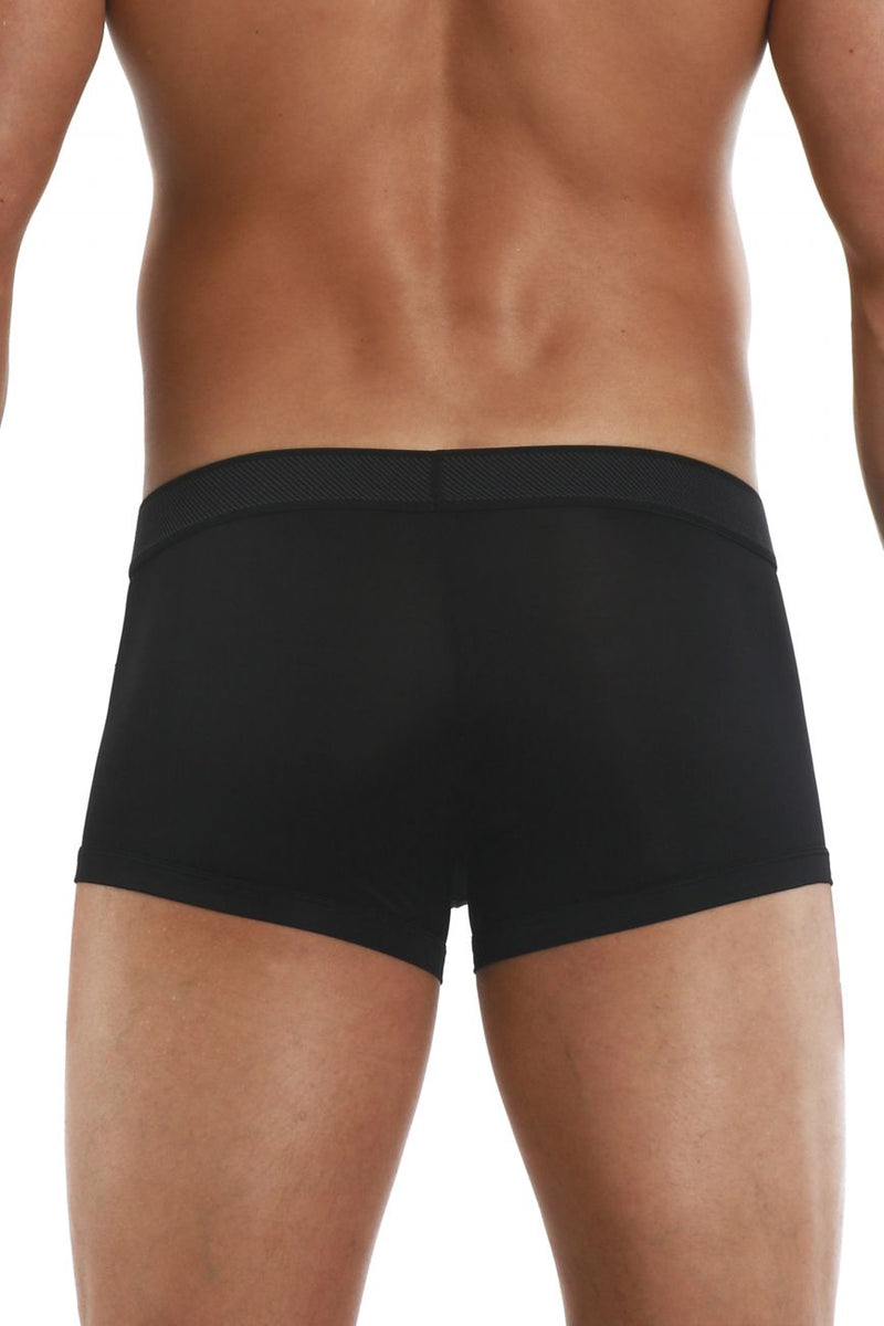 PAPI 626182-982 COOL2 2PK TRUNKS BRÉSILIENNES à imprimé solide couleur noir-rouge