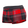 PAPI 626182-982 COOL2 2PK TRUNKS BRÉSILIENNES à imprimé solide couleur noir-rouge