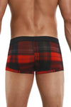 PAPI 626182-982 COOL2 2PK TRUNKS BRÉSILIENNES à imprimé solide couleur noir-rouge