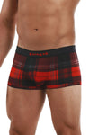 PAPI 626182-982 COOL2 2PK TRUNKS BRÉSILIENNES à imprimé solide couleur noir-rouge