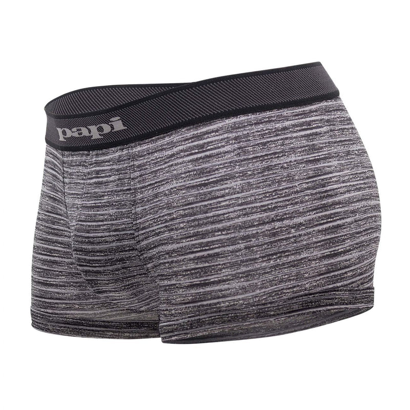 PAPI 626183-962 Cool2 2pk Tunks brasileño de impresión sólido color negro-gris