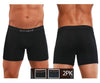 PAPI 626185-962 COOL2 2PK BOXER SOLID BOXER COULEUR NOIR-GRAY