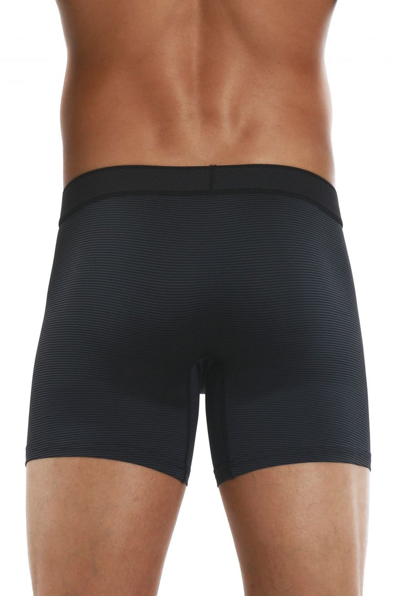 PAPI 626185-962 COOL2 2PK BOXER SOLID BOXER COULEUR NOIR-GRAY