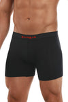 PAPI 626185-982 Cool2 2pk boxeador sólido Briefs color negro-rojo