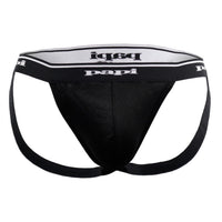 Papi 705910-001 3PK 1x1 Rib Jockstrap Color noir