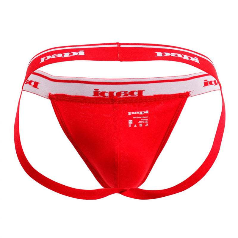 PAPI 705910-999 3PK 1X1 RIB JOCKSTRAP COLOR-TURQUISE-TURQUISE