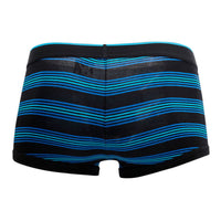 PAPI 980503-969 3PK Coton Stretch Brésilien Bande de yarndye Stripe Color Turquoise-Black