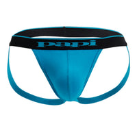 Papi 980911-941 3PK Coton Stretch Jockstrap Color Black-Cobalt-Blue