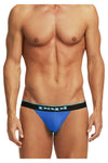 Papi 980911-941 3PK Coton Stretch Jockstrap Color Black-Cobalt-Blue