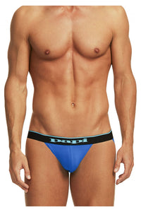 Papi 980911-941 3PK Cotton Stretch Jockstrap Color Black-Cobalt-Blue