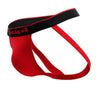 Papi 980911-950 3PK Coton Stretch Jockstrap Couleur rouge-gris-noir