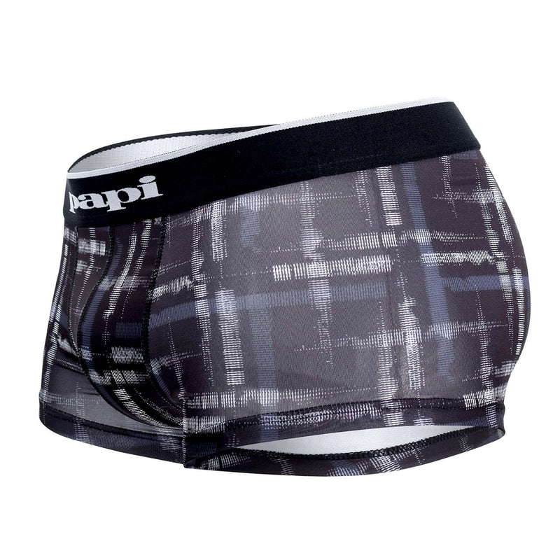 PAPI MPA005 2PK Brasileño Trunks color negro-gris