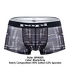 PAPI MPA005 2PK Brasileño Trunks color negro-gris