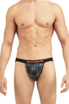 PAPI UMPA006 2PK JOCKSTRAP COULEUR BLACK-ORANGE