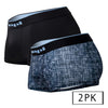 PAPI UMPA048 2PK Microflex Trunks brasileño color azul-textura