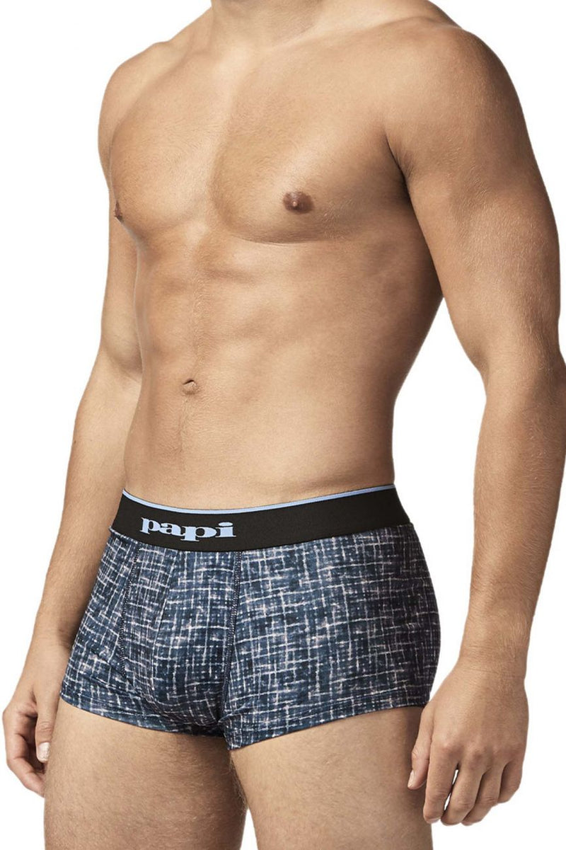 PAPI UMPA048 2PK Microflex Trunks brasileño color azul-textura