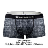 PAPI UMPA048 2PK Microflex Trunks brasileño Color Grey-Texure