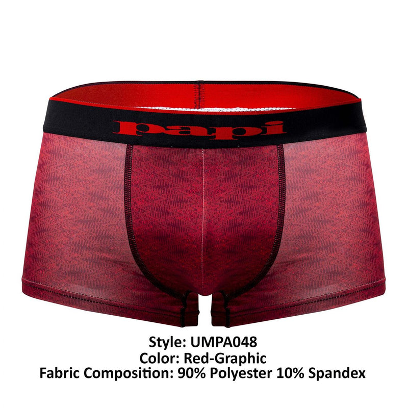 PAPI UMPA048 2PK Microflex Brésilien Couleur rouge-graphique