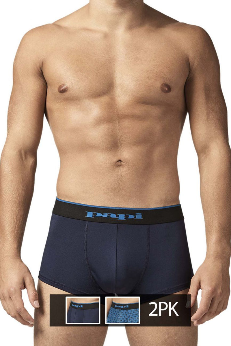 PAPI UMPA048 2PK Microflex Trunks brasileño color verde azulado