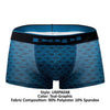 Papi UMPA048 2PK Microflex Brazilian Trunks Color Teal-Graphic