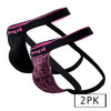 PAPI UMPA049 2PK Microflex Jockstrap Color Berry-Texure