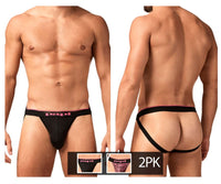 PAPI UMPA049 2PK Microflex Jockstrap Color Berry-Texture