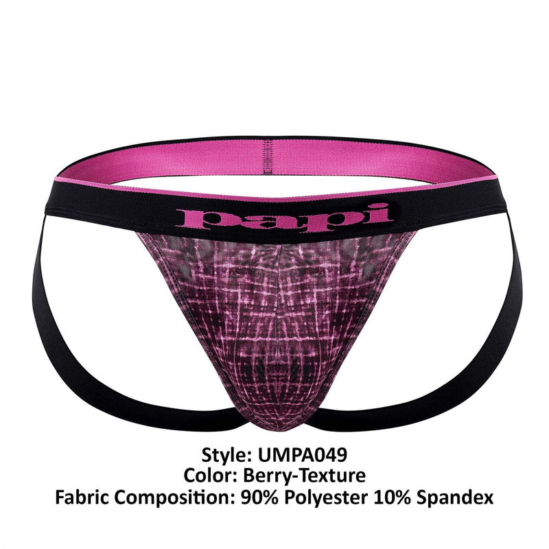 PAPI UMPA049 2PK Microflex Jockstrap Color-Texture