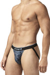 PAPI UMPA049 2PK Microflex Jockstrap Color Blue-Texure