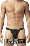 PAPI UMPA049 2PK MICROFLEX Jockstrap Color Charcoal-Graphic