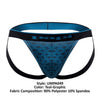 PAPI UMPA049 2PK MICROFLEX Jockstrap Color Teal-Graphic