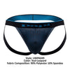 PAPI UMPA049 2PK Microflex Jockstrap Color teal-Leopard