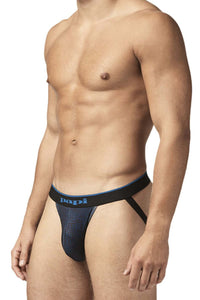 PAPI UMPA049 2PK Microflex Jockstrap Color teal-Leopard