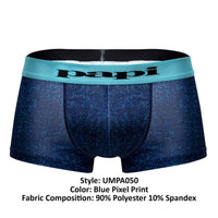 PAPI UMPA050 Fashion Microflex Trunks brasileño Color Blue Pixel Impresión