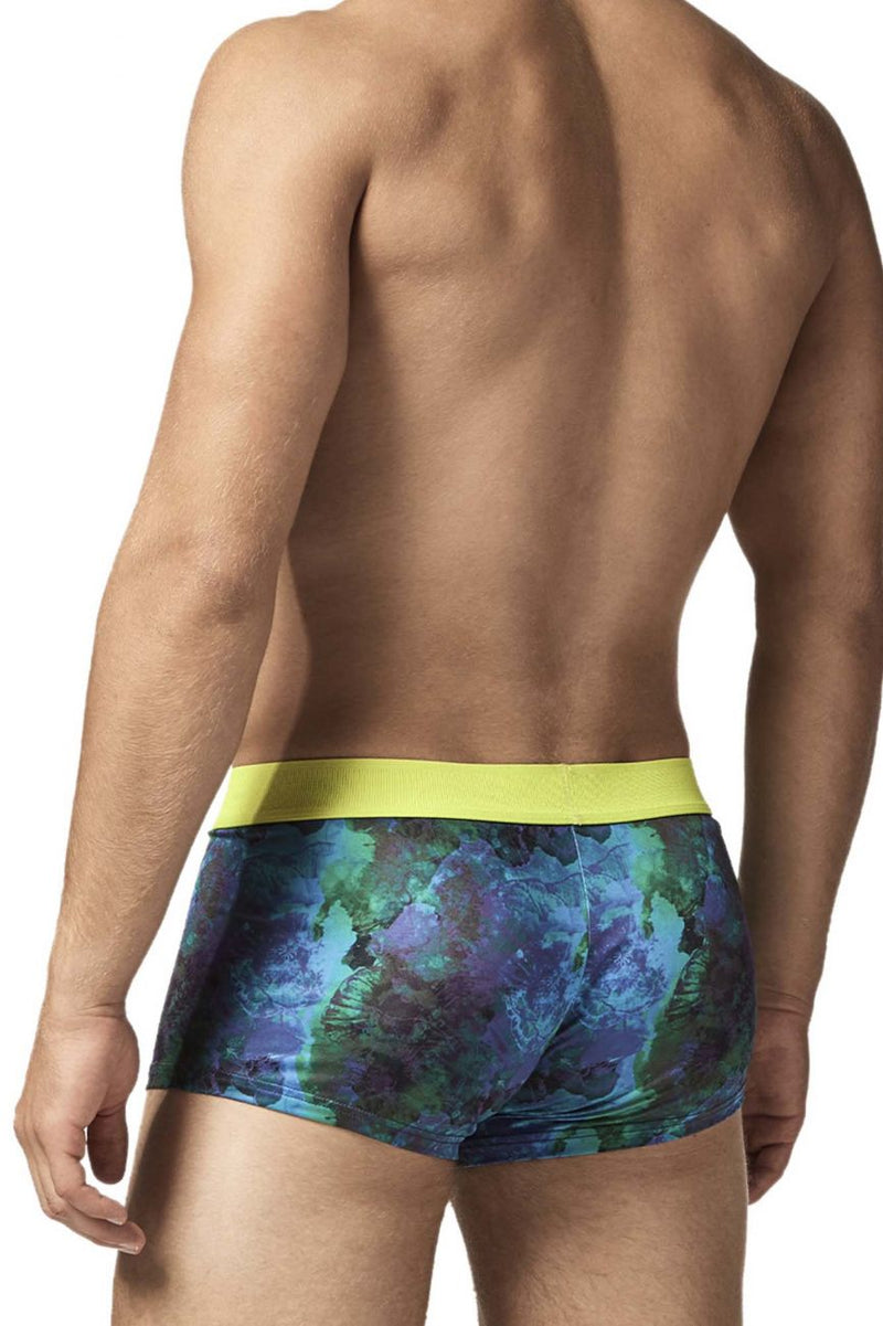 Papi UMPA050 Fashion Microflex Brazilian Trunks Color Ocean Multi Print